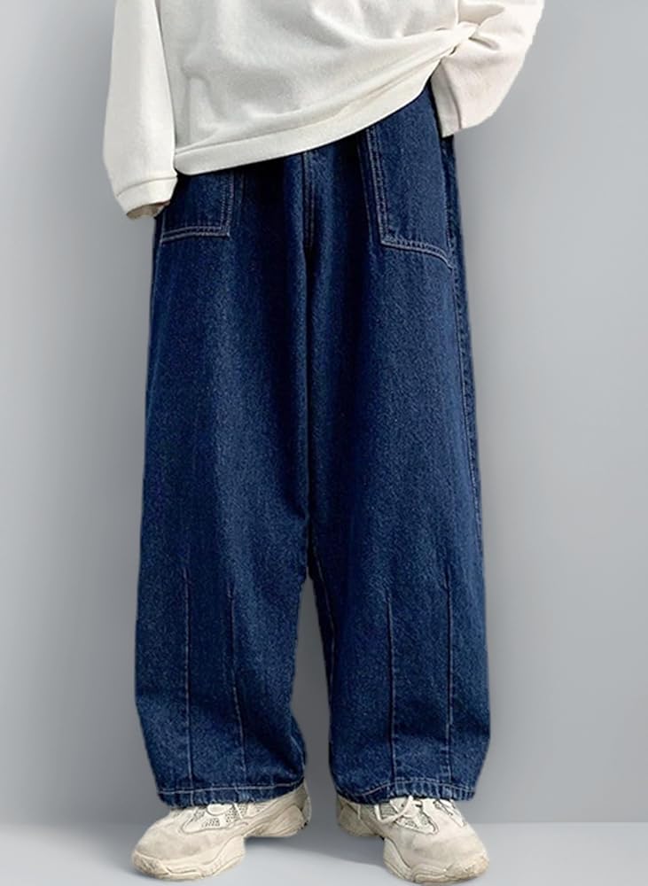 GB ワイドボーイ ワイドタックデニムパンツ 72983 DEEPBLUE – DEEP BLUE